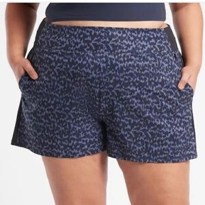 Athleta women’s navy color comfy shorts